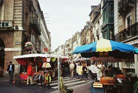 saturday market in Dieppe France