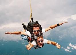 Skydiving as an adventure sport